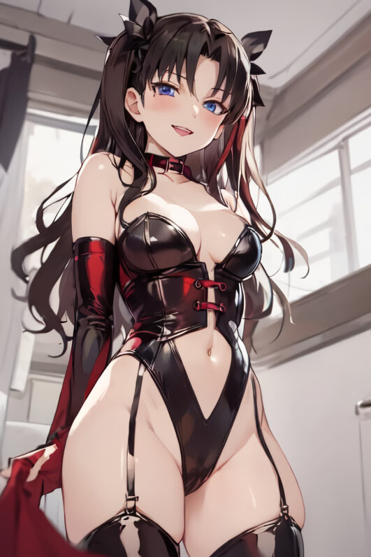 Tohsaka Rin Rule 34 AI Art